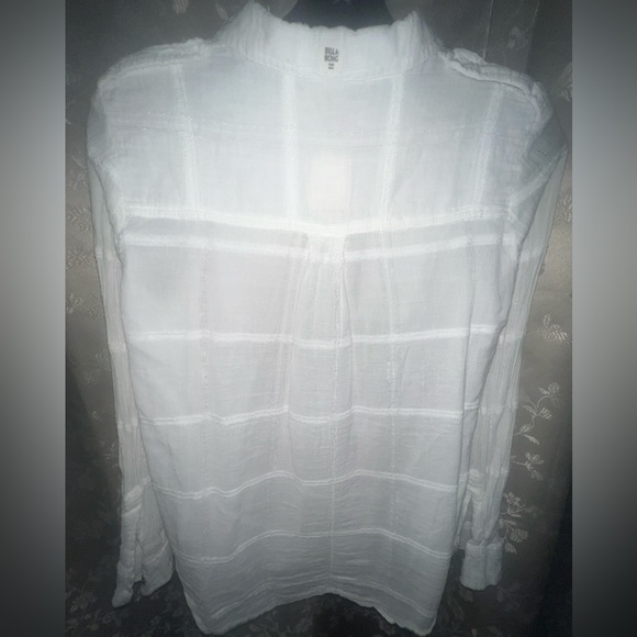 BILLABONG cotton gauze button down collar shirt-Size Small - Picture 4 of 5